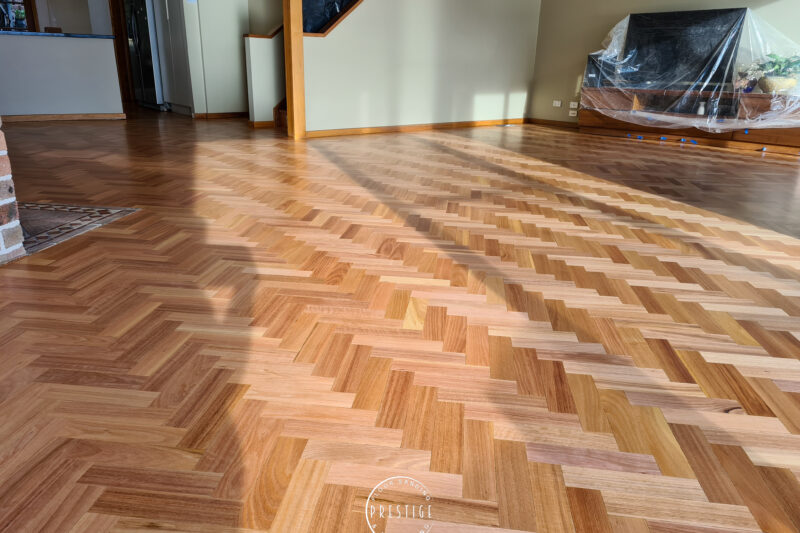 Coal Point - Herringbone Parquetry Finished with Handleys